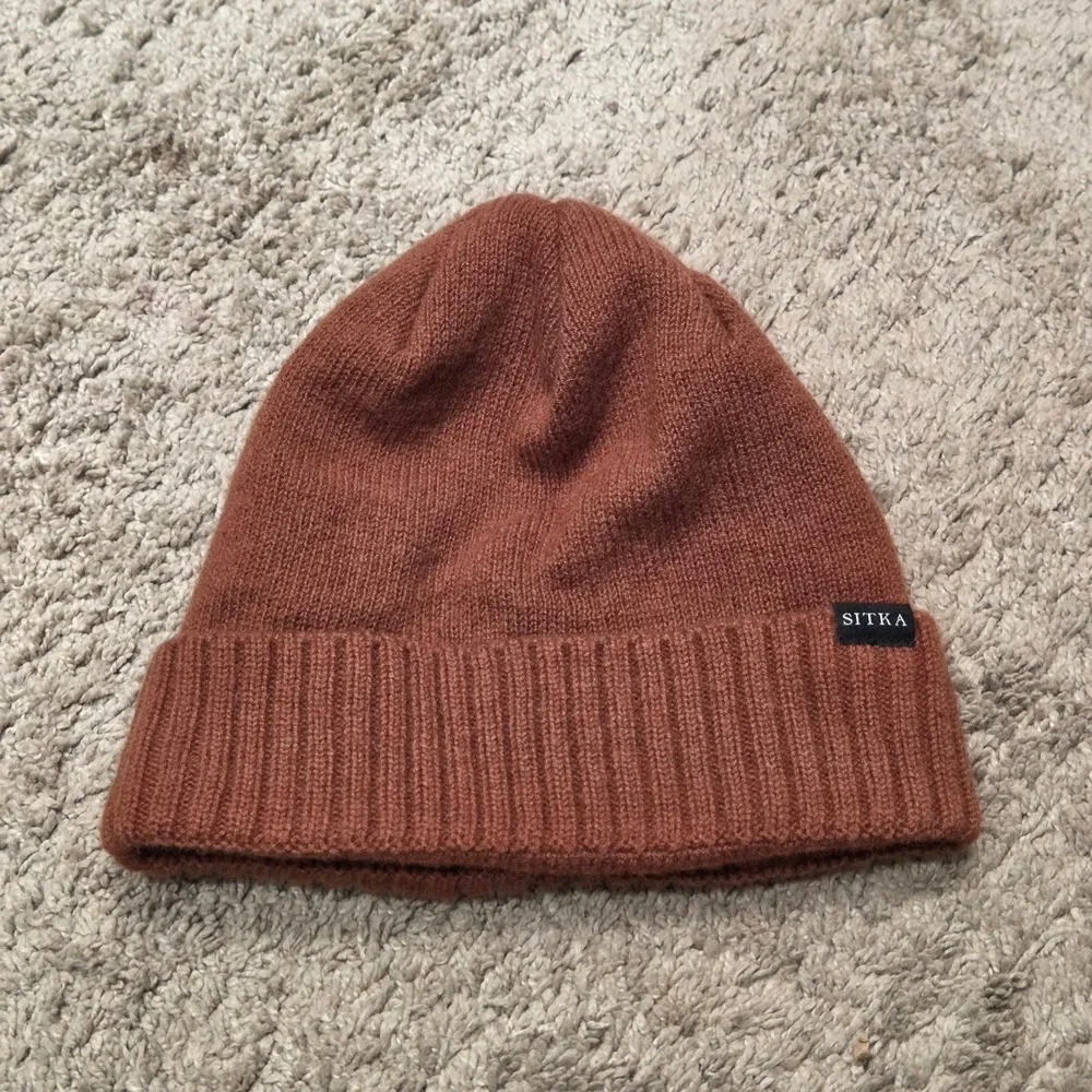 Sitka Lambswool Knit Beanie Minimalist Gorpcore‎ Outdoor Winter Cuffed Warm OSFA
